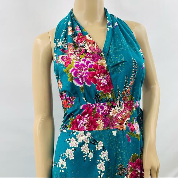 Antoine Akoplan Paris Halter Wrap Dress - Picture 2 of 11